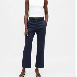 Gap Mid Rise Downtown Khakis — Classic Stretch Pants, 18 tall